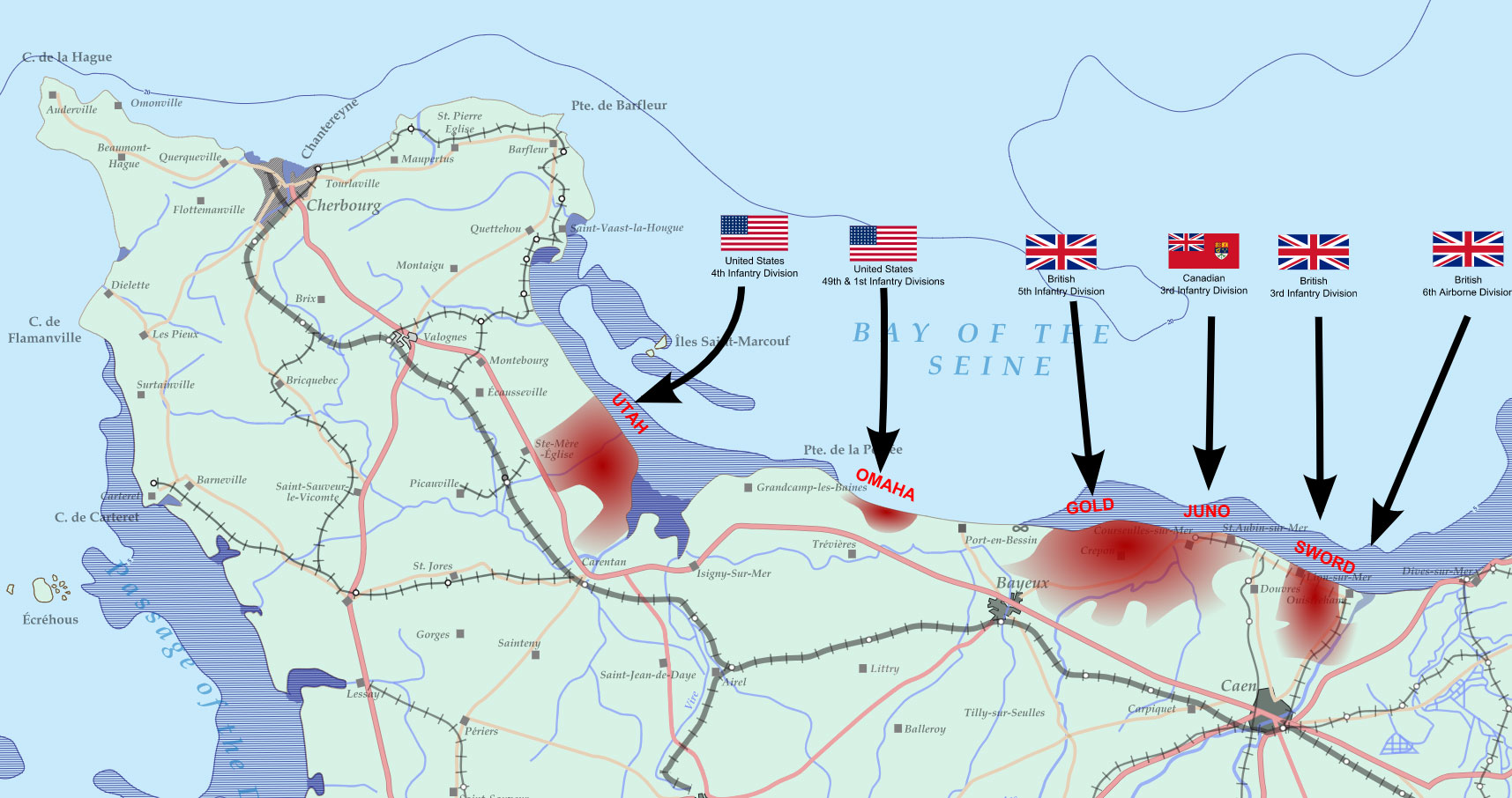 Today in History: D-Day: The Liberation of Western Europe Begins (1944) | Normandy invasion, D ...