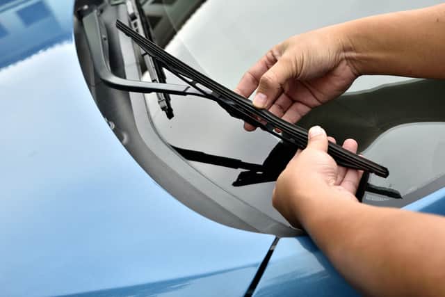 Worn-out wipers could lead to an MOT fail but are quick and easy to replace at home 