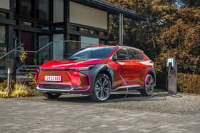 Toyota’s first plug-in battery electric car, the bZ4X 