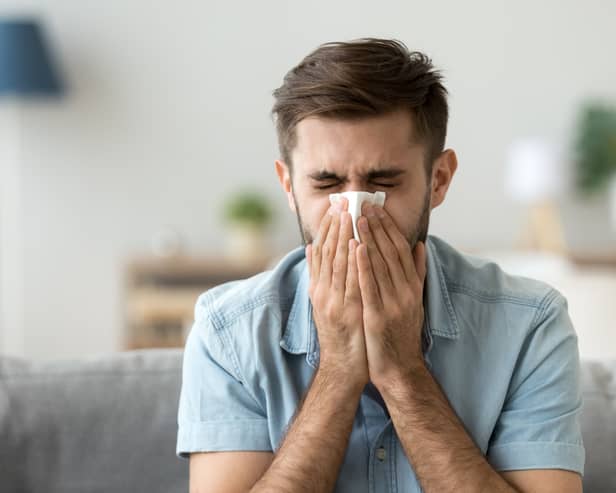 More than 50% of people infected with Covid have reported sneezing as a symptom on the ZOE Covid app. Interestingly it tends to be more common among people who have been vaccinated and then tested positive for the virus.