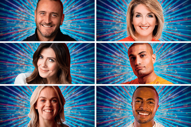 So far, six contestants have been confirmed for 2022’s Strictly Come Dancing season: (clockwise from top left) Will Mellor, Kaye Adams, Richie Anderson, Tyler West, Ellie Simmonds and Kym Marsh