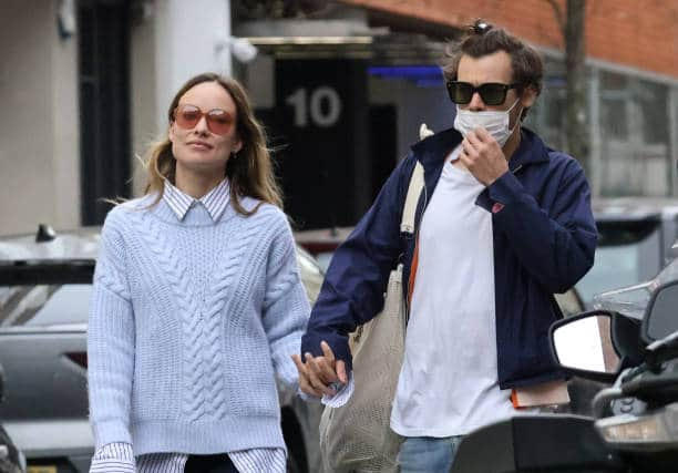 Harry Styles and Olivia Wilde seen in London (Pic:Getty)