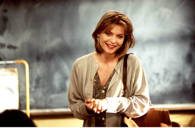 “30 years later I still get chills when I hear the song” Dangerous Minds actress Michelle Pfeiffer wrote on her Instagram account