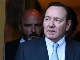 Actor Kevin Spacey leaves the US District Courthouse on October 06, 2022 in New York City. (Photo by Alexi J. Rosenfeld/Getty Images)