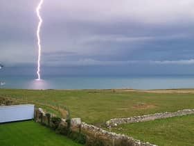 Dorset was battered by thunderstorms and a band of heavy rain overnight on the weekend. 