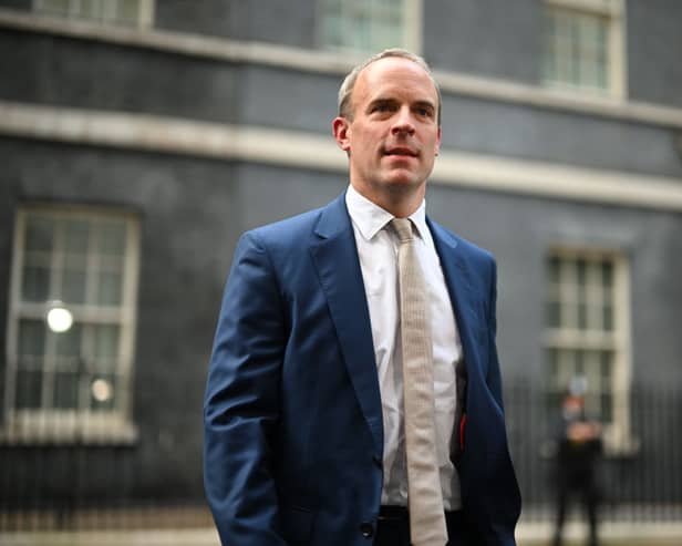 Dominic Raab is returning to his old roles. Credit: Getty Images