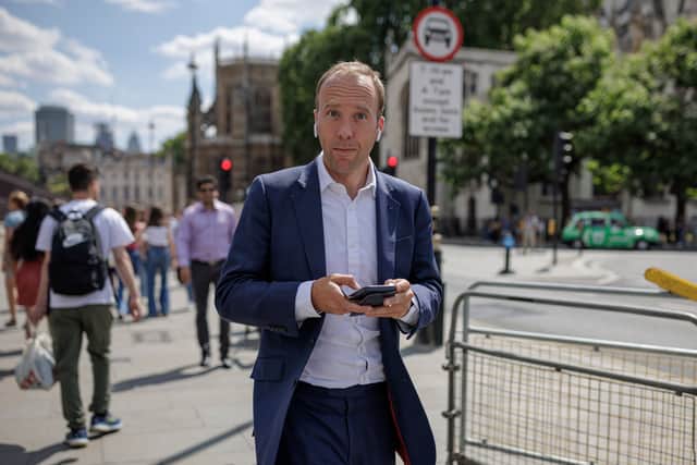 Matt Hancock will appear on I’m A Celeb 2022 (Getty Images)