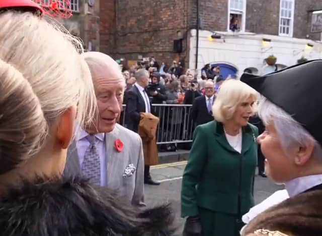 King Charles III during his visit to York