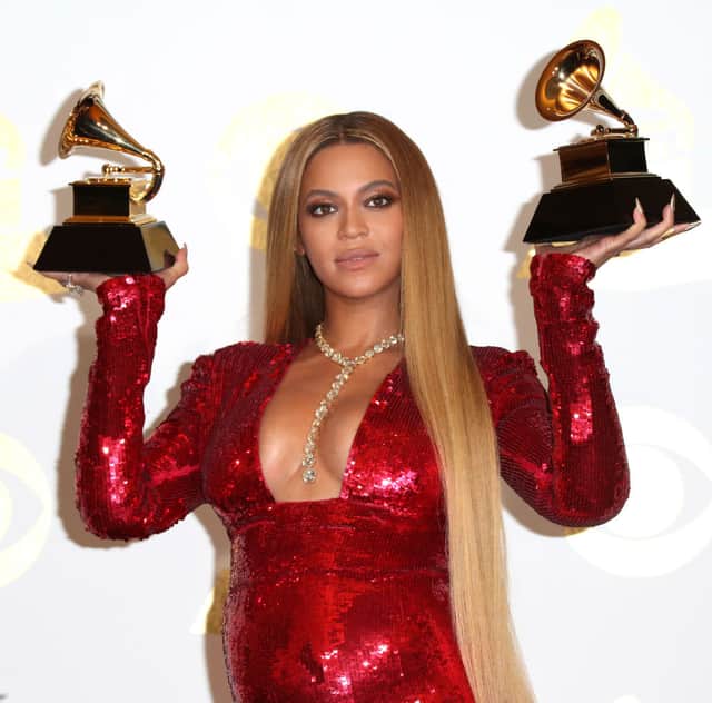 Beyonce is used to winning awards. She now ties iwth husband Jay-Z as the most grammy-nominated artist in history. (Photo by Frederick M. Brown/Getty Images