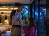 Channing Tatum and Salma Hayek in Magic Mike’s Last Dance