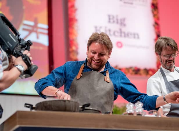 James Martin at the Big Kitchen (Photo - Rewired PR)