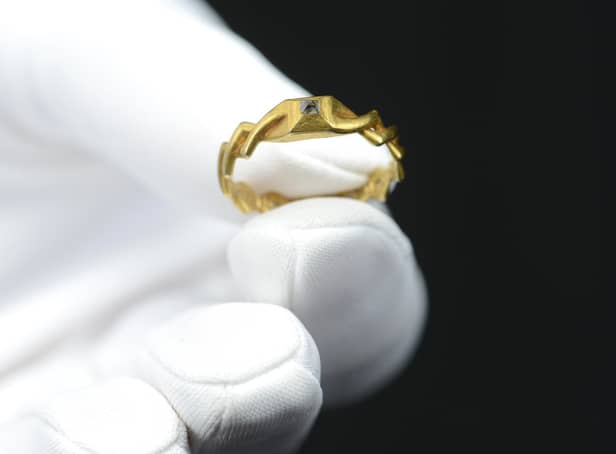 The ring which will be up for the auction later this month (Photo: Noonans) 
