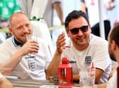 England fans reacting during the UEFA EURO 2020 match between Germany and England at The New Crown British Pub.