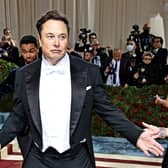 Elon Musk attends The 2022 Met Gala Celebrating "In America: An Anthology of Fashion" at The Metropolitan Museum of Art on May 02, 2022