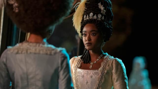 Netflix have released the first image of Young Lady Danubry, played by Arsema Thomas, from their upcoming Bridgerton prequel Queen Charlotte: A Bridgerton Story