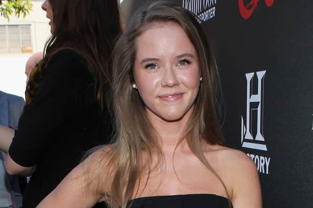 Actress Katie Griffiths arrives at The Hollywood Reporter & The History Channel Screening Of "Hatfields & McCoys" at Milk Studios on May 21, 2012 in Hollywood, California.  (Photo by Mark Davis/Getty Images)