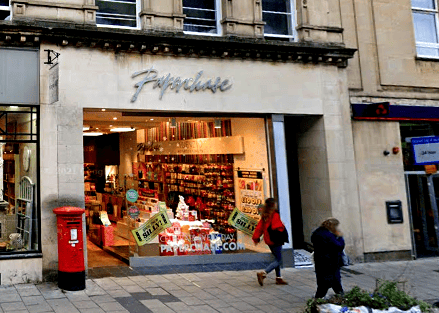 <p>A Paperchase store pictured on Park Street, Bristol.</p>