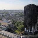 Grenfall tower continues to smoulder on June 15, 2017 in London, England
