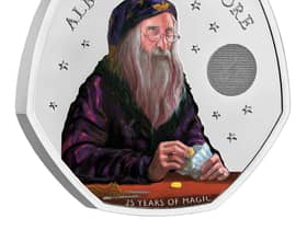 The Royal Mint has launched a new coin featuring Albus Dumbledore and King Charles as part of a new Harry Potter themed collection. The monarch’s likeness features on the “heads” of the special 50p, while the Hogwarts headmaster features on the other side. 