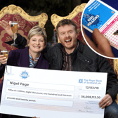 Britain’s biggest lottery winners scooped a jackpot of GBP 56million in the EuroMillions game