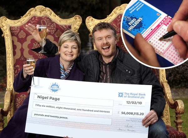Britain’s biggest lottery winners scooped a jackpot of GBP 56million in the EuroMillions game