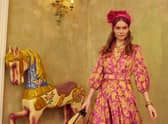 One of the stolen dresses by Claire Mischevani.