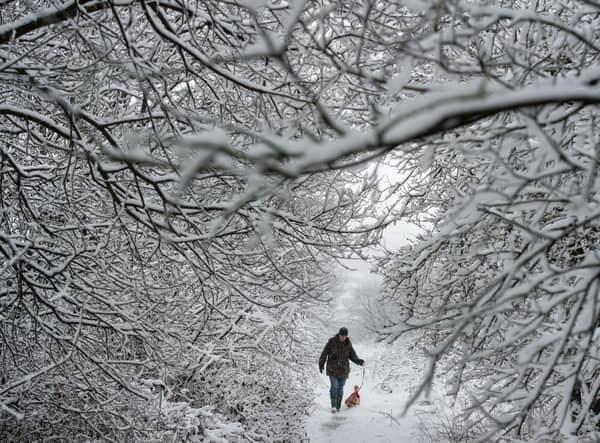 Snow is expected to hit the UK in late March. (Getty Images)