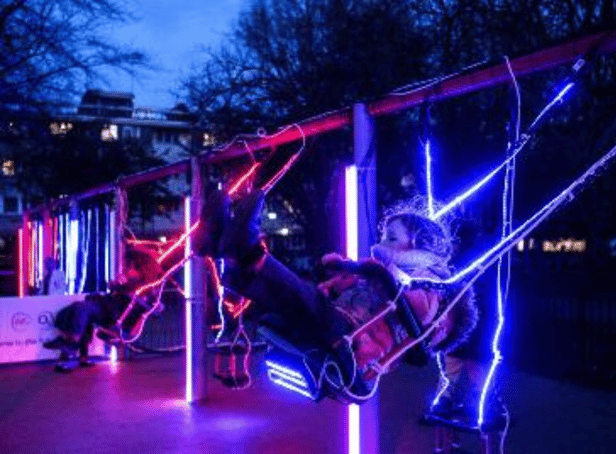 Virgin Media O2 has installed a new interactive children’s playground in central London
