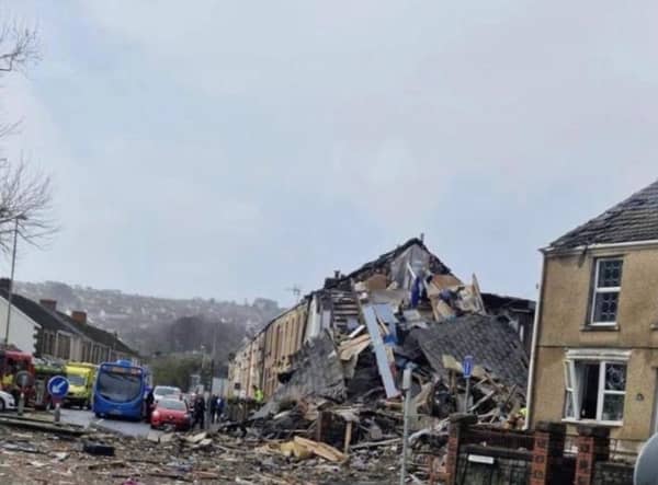 The person previously reported as missing after a suspected gas explosion in Swansea has been found dead.