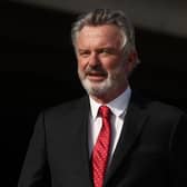 Sam Neill attends the state memorial service for the late former Australian prime minister Bob Hawke