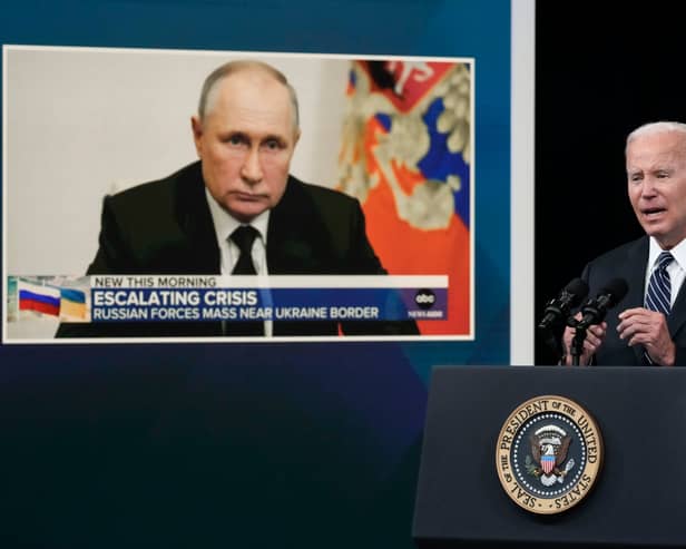 President Joe Biden has welcomed the arrest warrant issued for Russian President Vladimir Putin (Photo: Getty) 