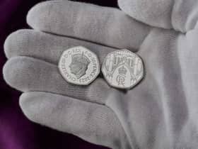 The 50p coin showing King Charles III in a crown (Photo: Royal Mint) 