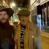 Ben Coyles was out marking his 22nd birthday dressed as Gandalf when he ran into Sir Ian McKellen who played the part of the iconic wizard in The Lord of the Rings and The Hobbit trilogies.