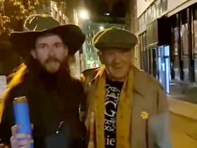 Ben Coyles was out marking his 22nd birthday dressed as Gandalf when he ran into Sir Ian McKellen who played the part of the iconic wizard in The Lord of the Rings and The Hobbit trilogies.