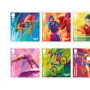 The eight stamps issued by Royal Mail to commemorate the Commonwealth Games 2022. Picture: Royal Mail handout