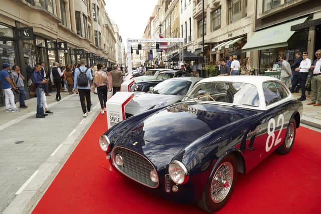 A smart motor - part of the Savile Row Concours experience (photo: Matthew Howell)
