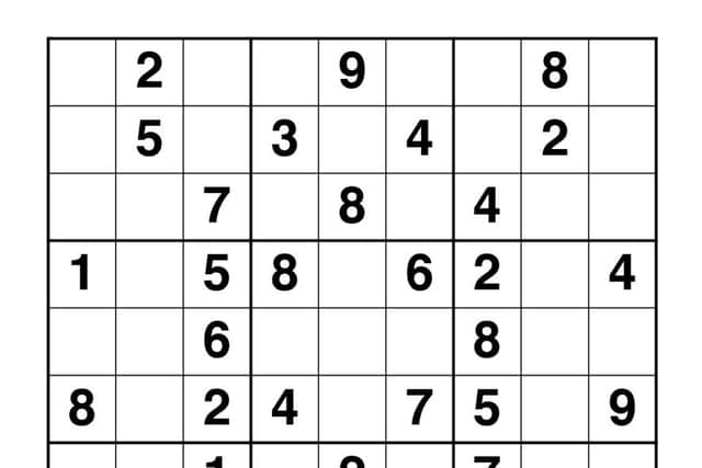 Sudoku puzzle