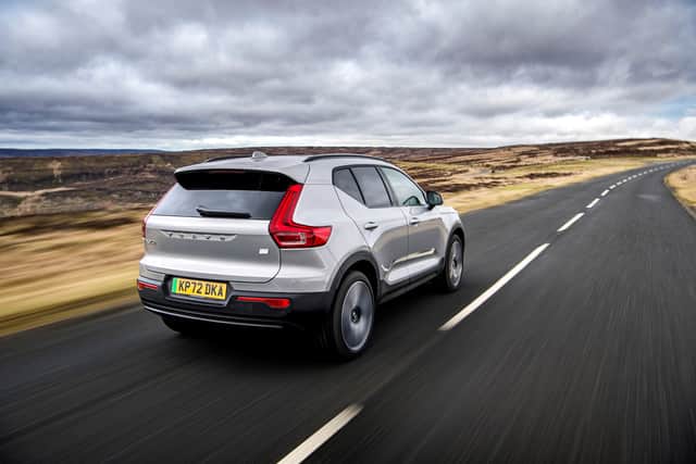 From 2023 single-motor XC40s will be rear-wheel drive (Photo: Volvo)