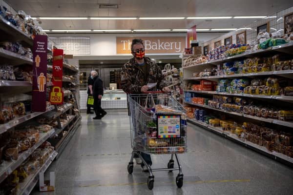 Sainsbury’s is still recommending that shoppers and staff wear face masks inside its stores (Photo: Getty Images)