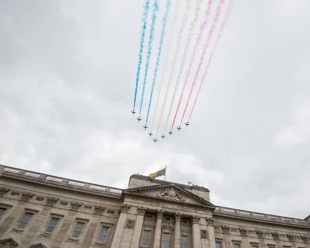 The coronation flypast could be cancelled due to bad weather