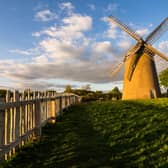 Knowle Mill, better known today as Bembridge Windmill, is a Grade I listed, preserved tower mill at Bembridge, Isle of Wight, England. (Getty Images)