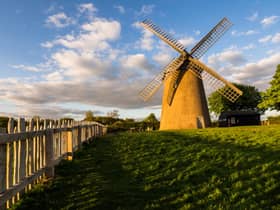Knowle Mill, better known today as Bembridge Windmill, is a Grade I listed, preserved tower mill at Bembridge, Isle of Wight, England. (Getty Images)