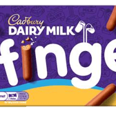 Cadbury Dairy Milk Fingers Salted Caramel combines its iconic crisp biscuit coated in delicious Cadbury Dairy Milk chocolate with caramel flavour and a hint of salt. 