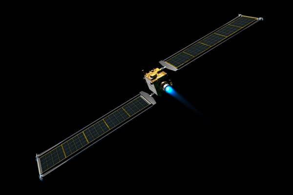 An artist’s impression of the Dart spacecraft (Image: NASA)