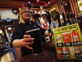 Wetherspoons 99p pints: pub chain will slash drink prices in November - with some beers costing under £1 (Photo by Matt Cardy/Getty Images)