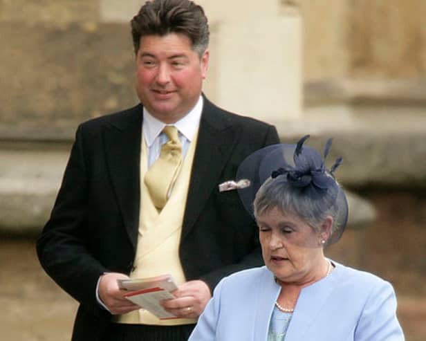 Michael Fawcett and guest attend the Service of Prayer and Dedication following the marriage of TRH Prince Charles and The Duchess Of Cornwall, Camilla Parker Bowles at Windsor Castle in 2005 (Photo: Dave Hogan/Getty Images)