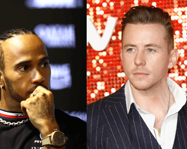 Lewis Hamilton’s unusual travelling companion exposed by McFly star Danny Jones