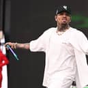 American rapper Chris Brown could be arrested over an alleged nightclub assault if he comes back to the UK.  (Photo by Candice Ward/Getty Images)