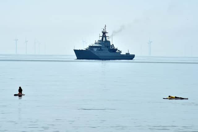 HMS Severn is one of the Royal Navy shops being deploying to Jersey to conduct maritime security patrols (Getty Images)