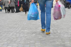 All stores in England will have to increase the price of single-use plastic bags (Shutterstock)